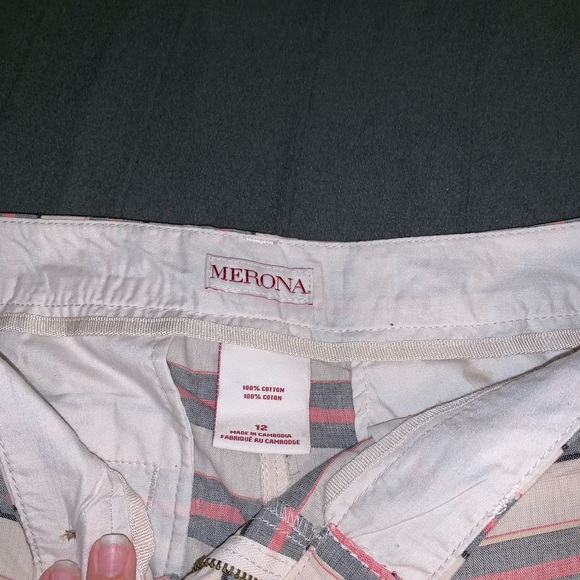 Cute striped shorts and simple black shorts! - Picture 3 of 6